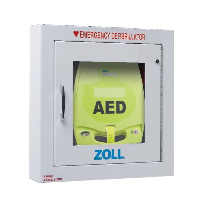 ZOLL AED Plus Semi-Recessed Wall Cabinet (8000-0814)