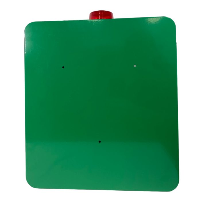 Defibshop Green Indoor Wall-mounted AED Cabinet with Alarm & Strobe Light (Cabinet-DFS-Green) - Image 3