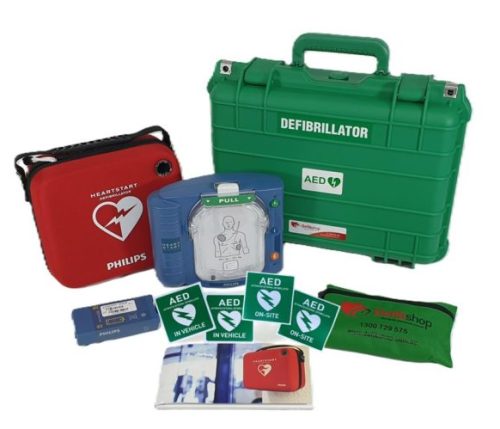 Philips HeartStart HS1 Defibrillator Travel Package *IN STOCK*