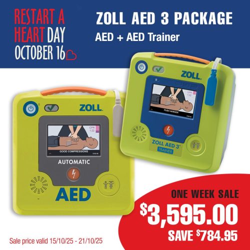 ZOLL AED 3 [Fully Automatic]+ AED 3 Trainer Package