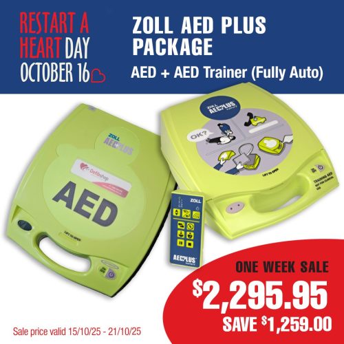 ZOLL [AED Plus] + ZOLL [AED Plus] Trainer [Fully Automatic] Package