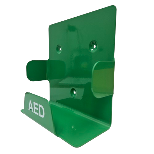 Mindray C1A and C2 AED Green Metal Wall Bracket - Image 2