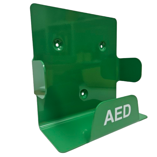 Mindray C1A and C2 AED Green Metal Wall Bracket - Image 3